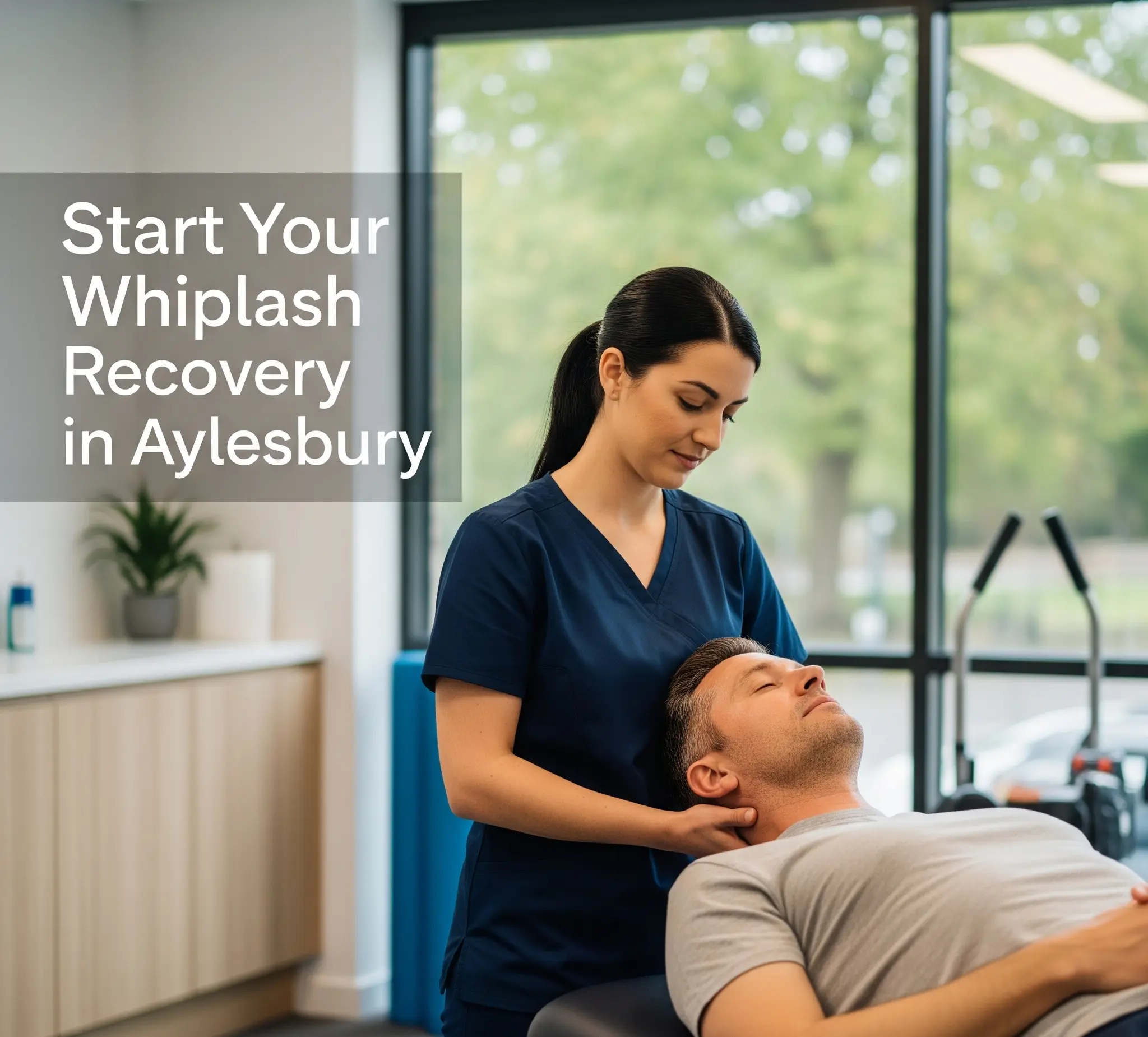 Whiplash impact on daily activities including work posture, driving neck movement, and sleep discomfort with physiotherapy recovery guidance.