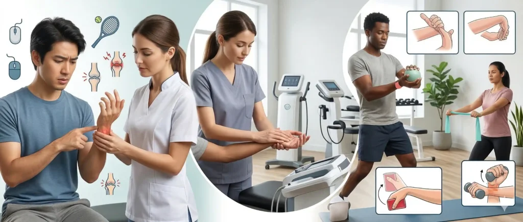 dorsal wrist pain treatment physiotherapy Aylesbury Phoenix Physio